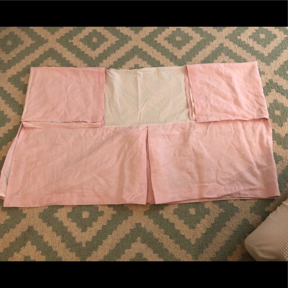 Pottery Barn crib skirt